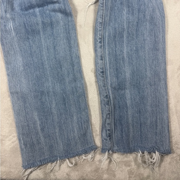 Levi’s Men’s Slim Fit Distressed 100% Cotton Zipper Fly Raw Hem Blue Jeans 33 - Picture 13 of 16